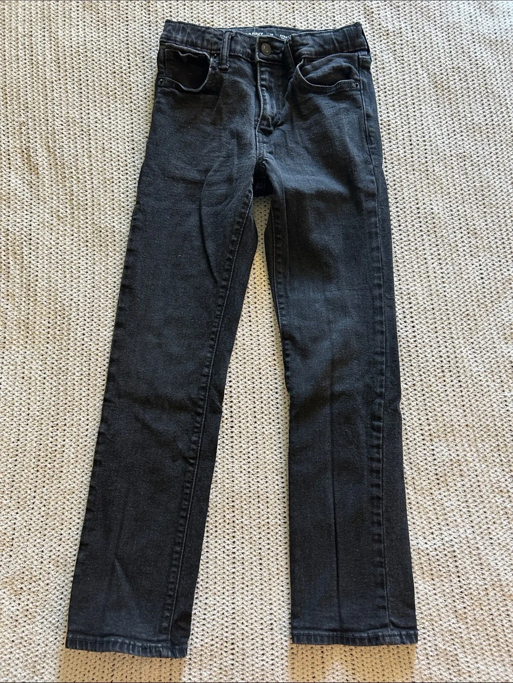 Old Navy Black Straight-Leg Boy’s Jeans